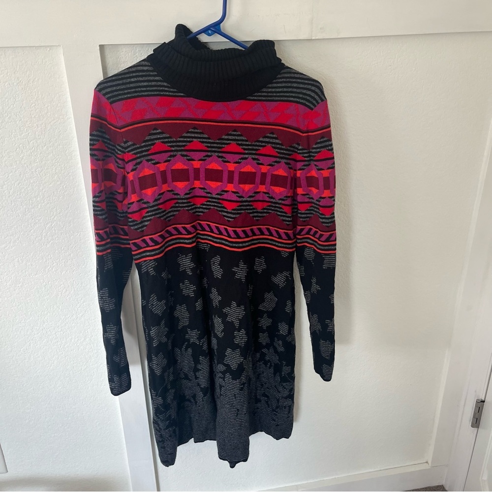 Krimson Klover Women's Large Merino Wool Sweater Dress